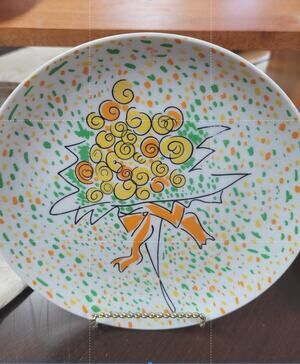 Gloria Vanderbilt Forever Thine Dinnerware SALAD PLATE VINtage 1980's Dishes